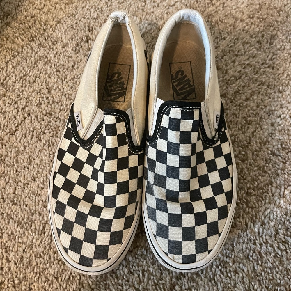 Slip-on Vans sz Mens: 5.5 Womens: 7